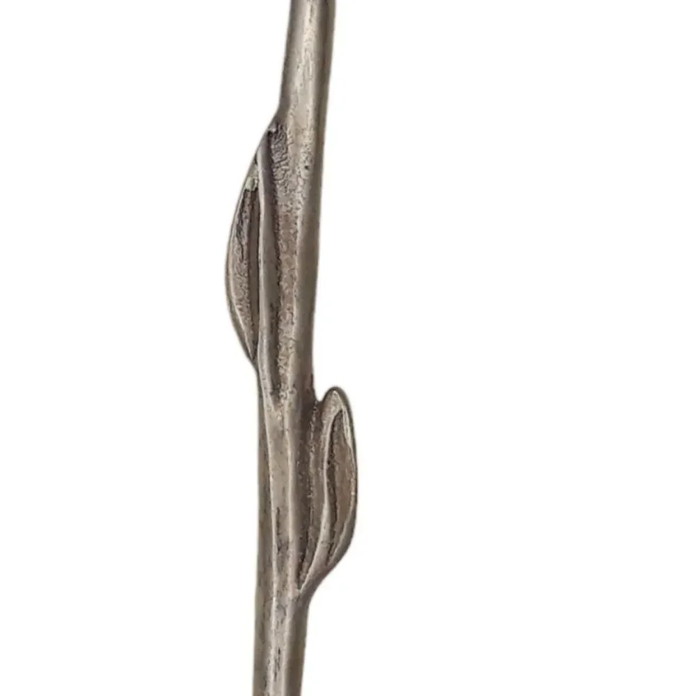 Flower Stirrer Pitcher Swizzle Stick Silver